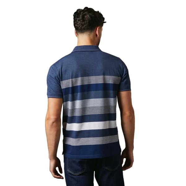 Maine Mens Oakland Stripe Polo Shirt