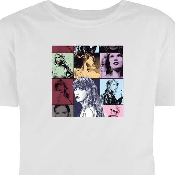T-shirt för Barn | Klassisk Barn-T-shirt Taylor Swift Vit 9-11 År