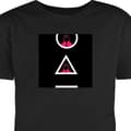 Miniatyrbild 1 av 5: Vuxen-T-shirt | Bekväm T-shirt för Vuxna Squid Game Svart Small