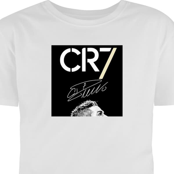 T-shirt til Børn | Klassisk Børne T-shirt CR7 Ronaldo