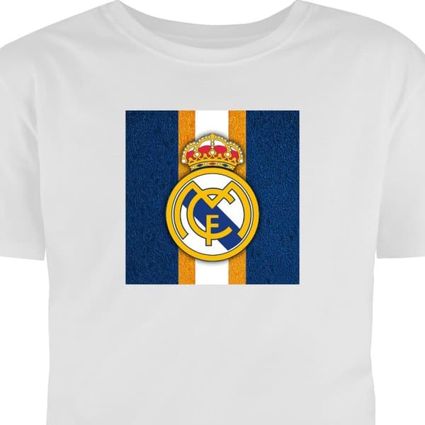 T-paita Lapsille | Klassinen Lasten T-paita Real Madrid CF Valkoinen 9-11 Vuotta