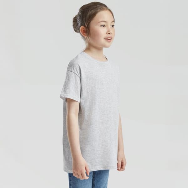 T-shirt til Børn | Klassisk Børne T-shirt FCB Grå 1-2 År