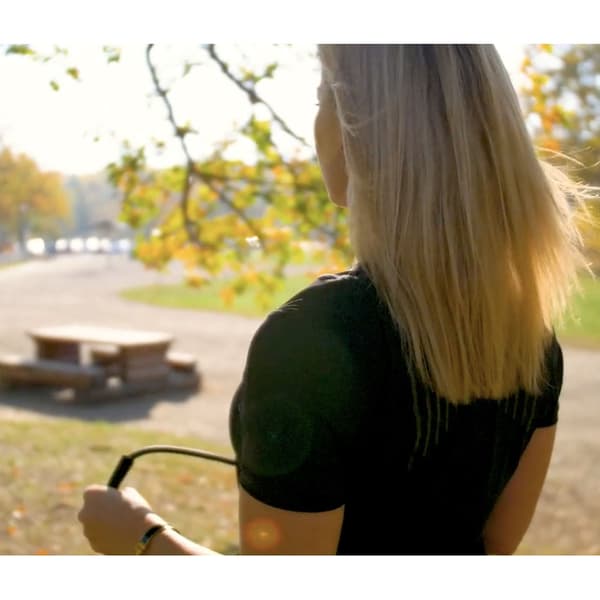SWEDISH POSTURE T-paita Naiset Reminder Musta L
