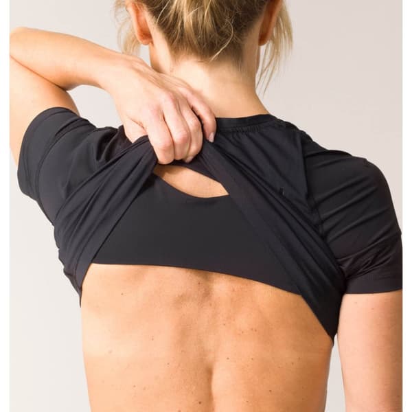 SWEDISH POSTURE T-shirt Dame Posture Reminder Sort XL