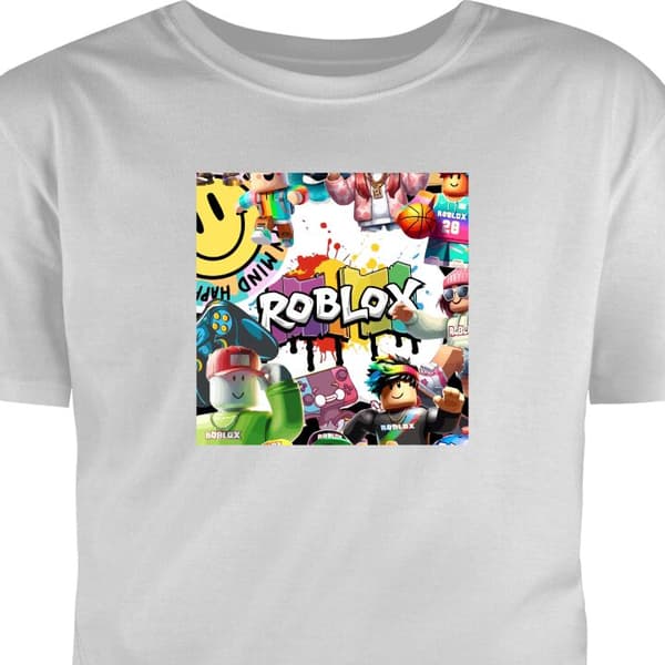 Aikuisten T-paita | Mukava T-paita Aikuisille Roblox Harmaa Keskikokoinen