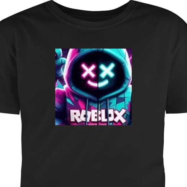 T-paita Lapsille | Klassinen Lasten T-paita Roblox | Marshmello Musta 7-8 År T-paita Lapsille | Klassinen Lasten T-paita Roblox | Marshmello Musta 7-8 År