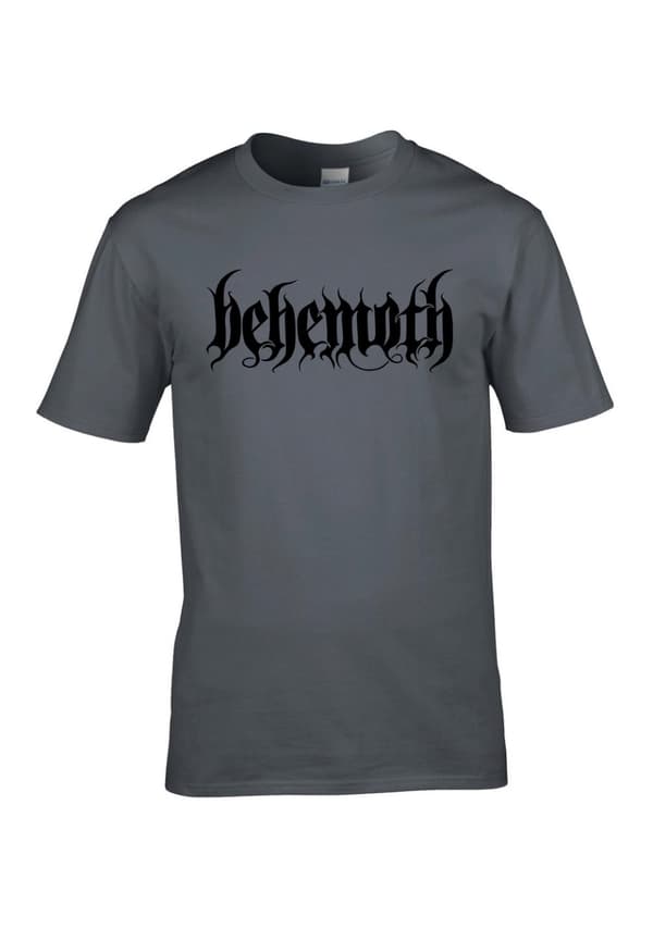 Behemoth Black Logo  T-Shirt Grå Large