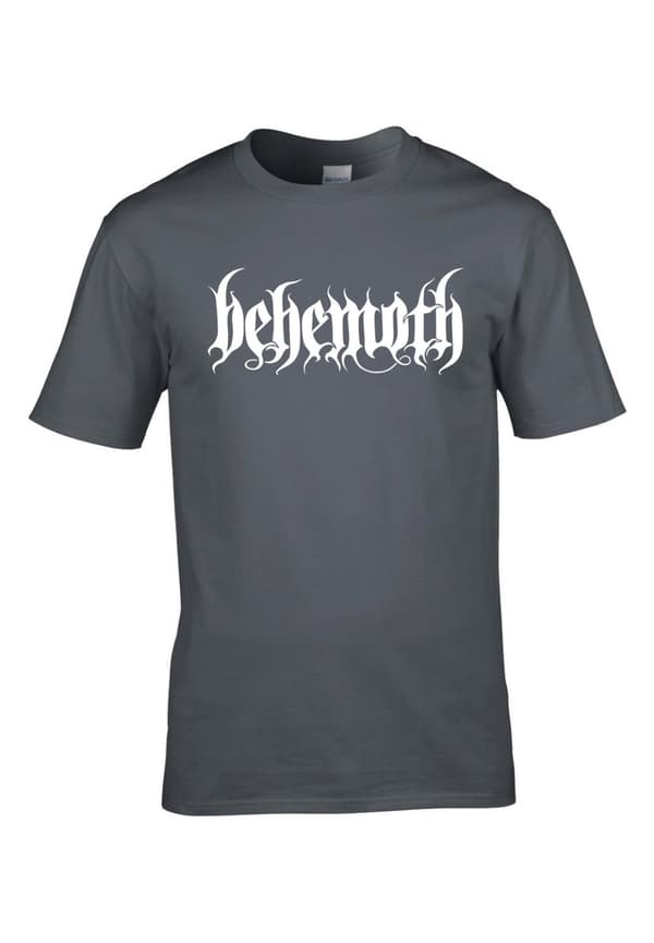 Behemoth White Logo  T-Paita