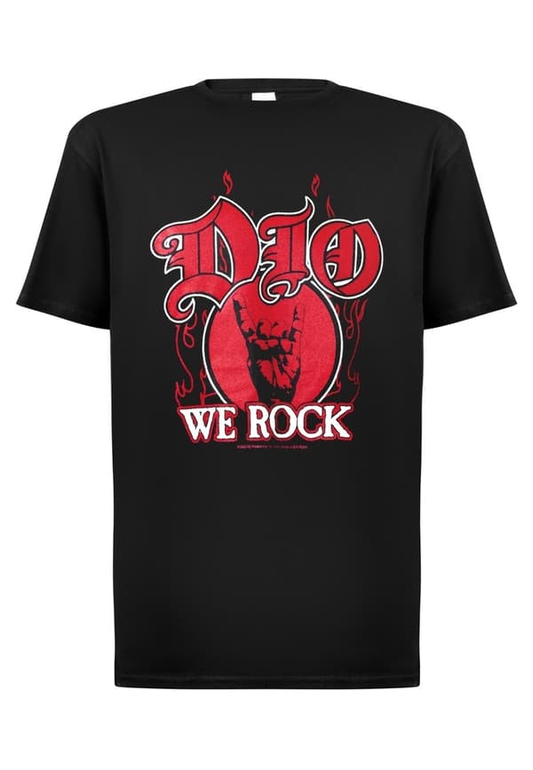 Dio - We Rock  T-Shirt Sort Medium