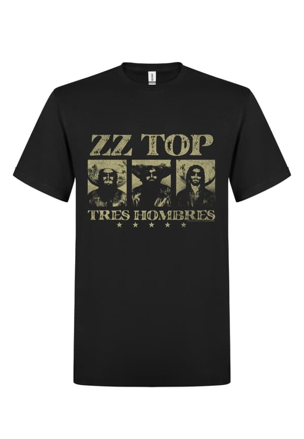 ZZ Top - Tres Hombres  T-Shirt Sort Small