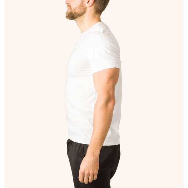 SWEDISH POSTURE Alignment Hållningströja Bomull Herr Vit XXL