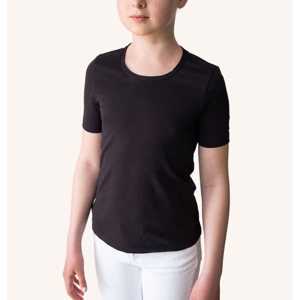 SWEDISH POSTURE T-shirt Barn Alignment Bomull Svart XXS