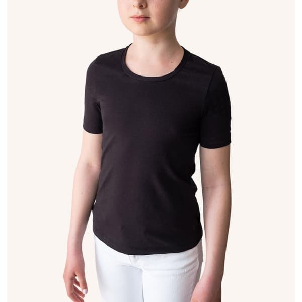 SWEDISH POSTURE T-shirt Barn Alignment Bomull Svart XXS