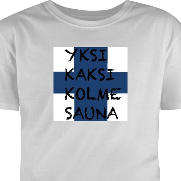 Vuxen-T-shirt | Bekväm T-shirt för Vuxna KAJ – Bara Bada Bastu