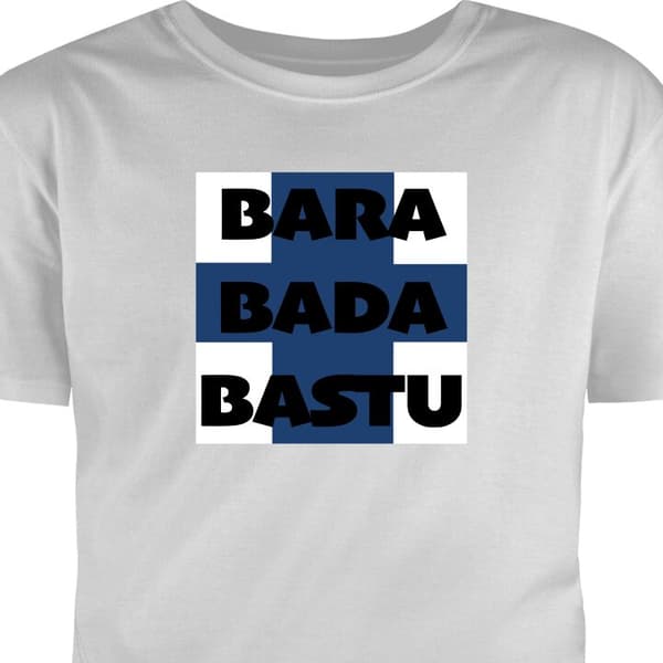 T-shirt för Barn | Klassisk Barn-T-shirt Bara Bada Bastu - KAJ