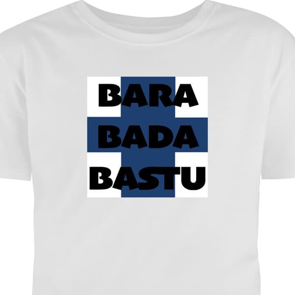 T-shirt för Barn | Klassisk Barn-T-shirt Bara Bada Bastu - KAJ