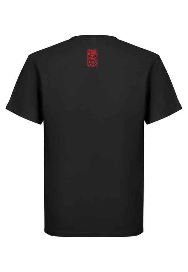 Iron Maiden Axe Eddie Red White Circle Back and Front  T-Shirt