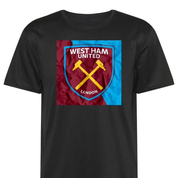 Urheilu T-paita Aikuisille | Mukava Treeni T-paita West Ham