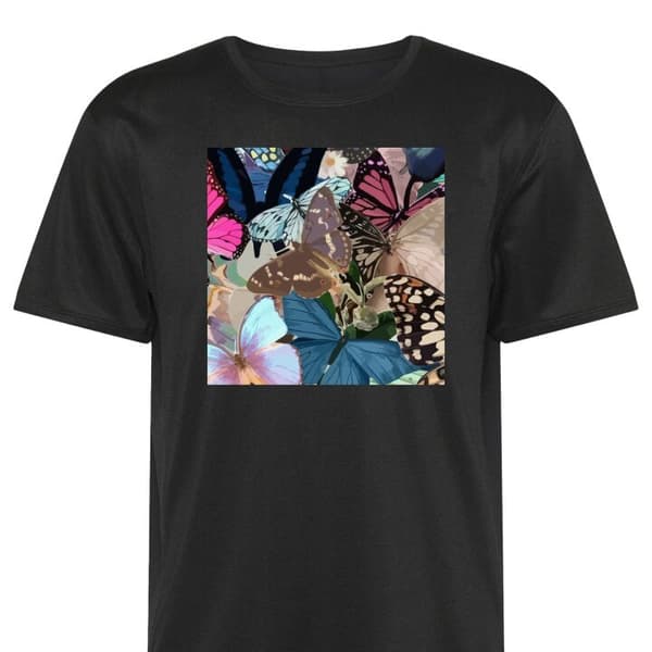 Sport-T-shirt för Vuxen | Bekväm Tränings-T-shirt Fjärlillar