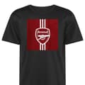Miniatyrbild 1 av 2: Sport-T-shirt för Vuxen | Bekväm Tränings-T-shirt Arsenal Svart Medium