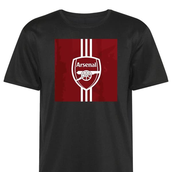 Sport-T-shirt för Vuxen | Bekväm Tränings-T-shirt Arsenal Svart Medium