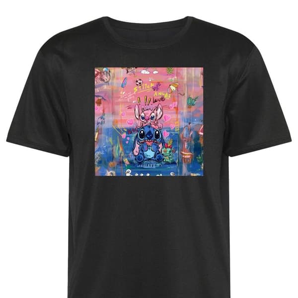 Sport-T-shirt för Vuxen | Bekväm Tränings-T-shirt Stitch konst