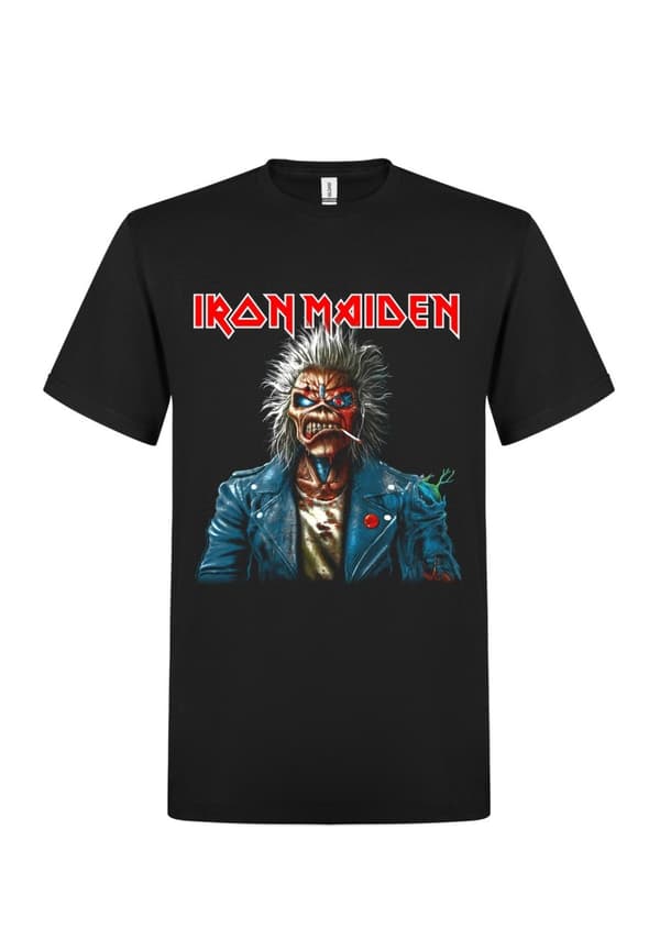 Iron maiden Portrait Eddie Smoke  T-Shirt