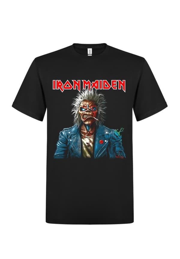 Iron maiden Portrait Eddie Smoke  T-Shirt