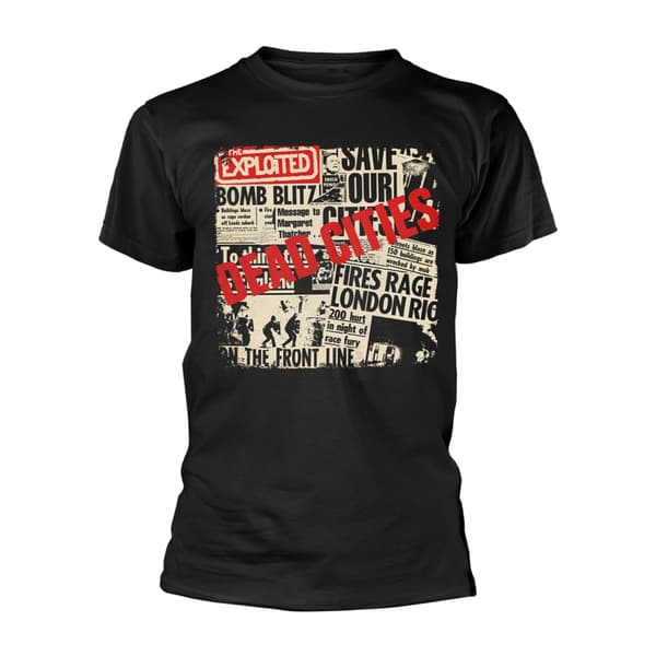 EXPLOITED, THE - T-SHIRT, DEAD CITIES XL