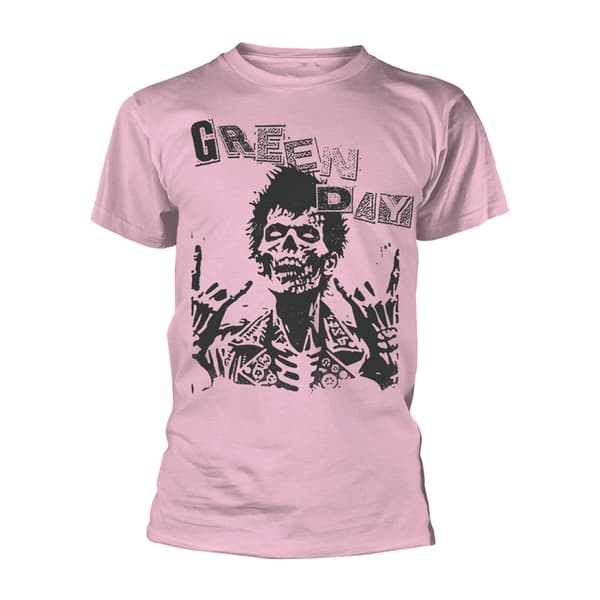 GREEN DAY - T-SHIRT, BILLIE JOE ZOMBIE (NEW) L