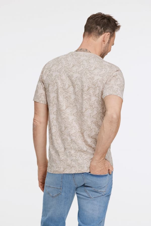 Jacks - T-shirt 3-400099 Bladmönstrad