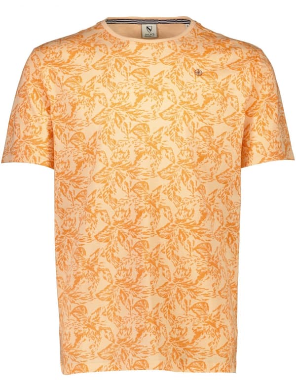 Jacks - T-shirt 3-400099 Bladmönstrad