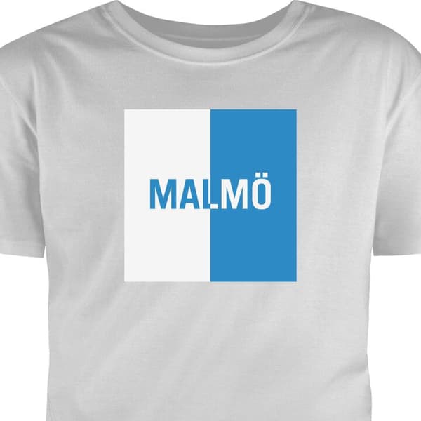 T-shirt til Børn | Klassisk Børne T-shirt Malmö – fodbold