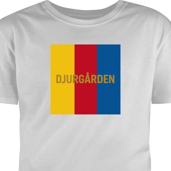 T-shirt til Børn | Klassisk Børne T-shirt Djurgården - fodbold