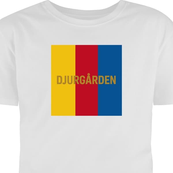 T-shirt til Børn | Klassisk Børne T-shirt Djurgården - fodbold