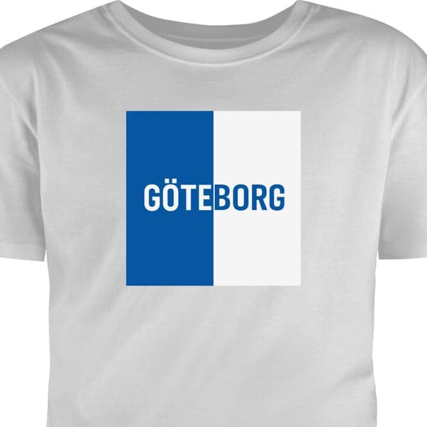 Vuxen-T-shirt | Bekväm T-shirt för Vuxna Göteborg – fotboll