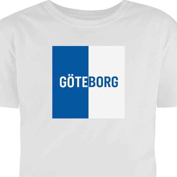 Vuxen-T-shirt | Bekväm T-shirt för Vuxna Göteborg – fotboll
