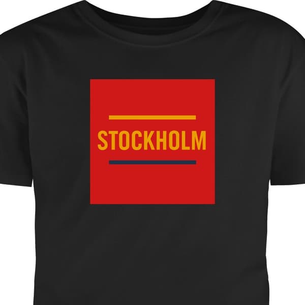 Voksen T-shirt | Behagelig T-shirt til Voksne Stockholm - Ishockey