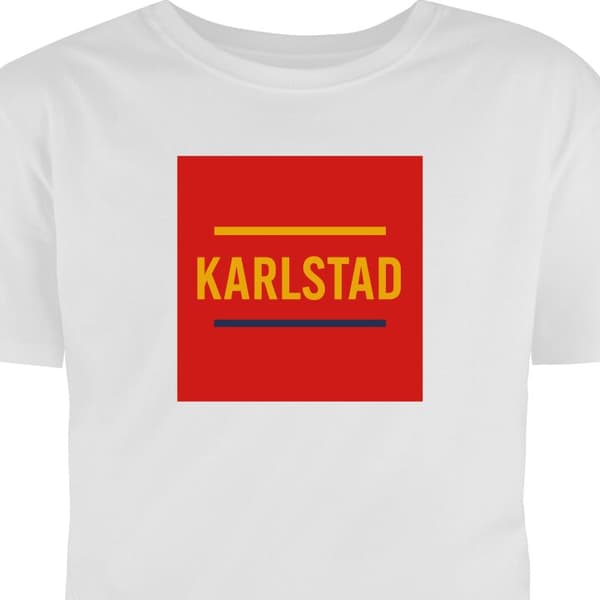 Vuxen-T-shirt | Bekväm T-shirt för Vuxna Karlstad – Hockey