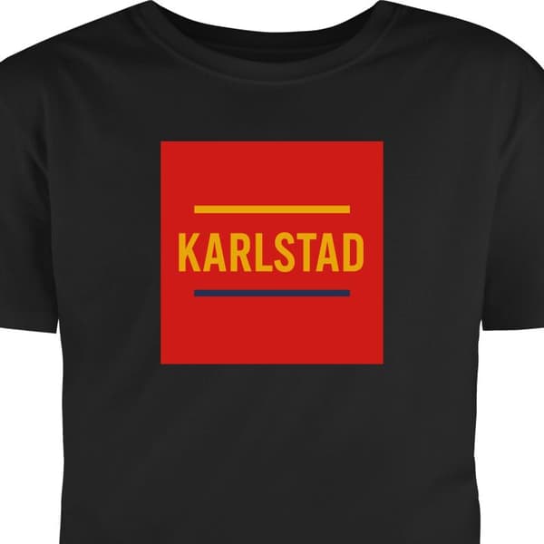 Vuxen-T-shirt | Bekväm T-shirt för Vuxna Karlstad – Hockey
