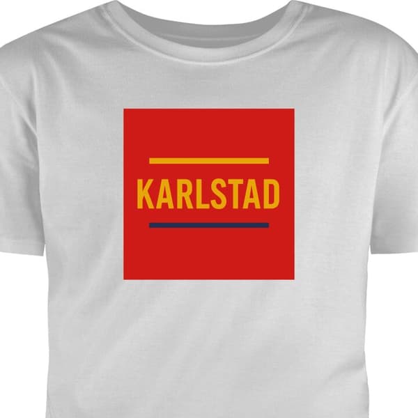 Vuxen-T-shirt | Bekväm T-shirt för Vuxna Karlstad – Hockey