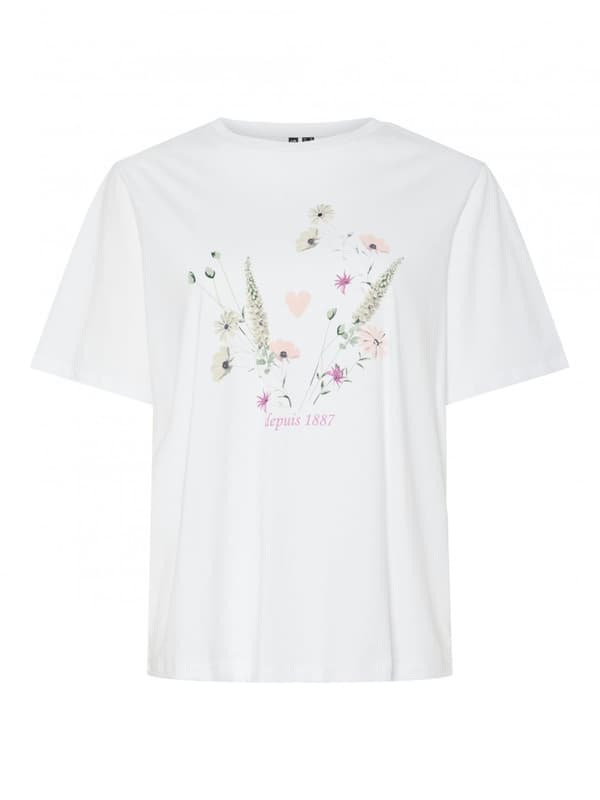 Pieces - pcFlura SS Printed T-shirt