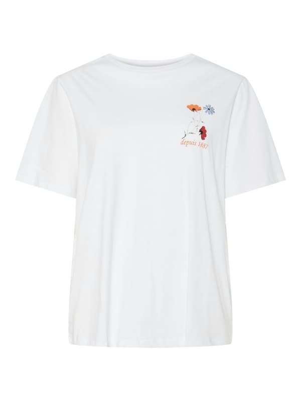 Pieces - pcFlura SS Printed T-shirt