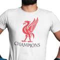 Miniatyrbild 1 av 4: *REA* Liverpool sports  t-shirt med Champions logo fram mjuk sportströja YNWA
