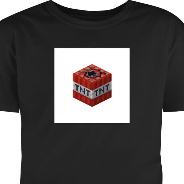 T-shirt för Barn | Klassisk Barn-T-shirt Minecraft TNT
