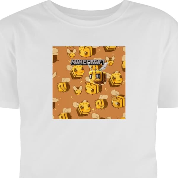 T-skjorte for Barn | Klassisk Barn-T-skjorte Minecraft Bi