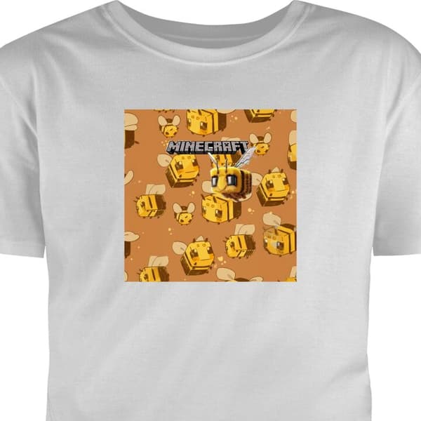T-skjorte for Barn | Klassisk Barn-T-skjorte Minecraft Bi