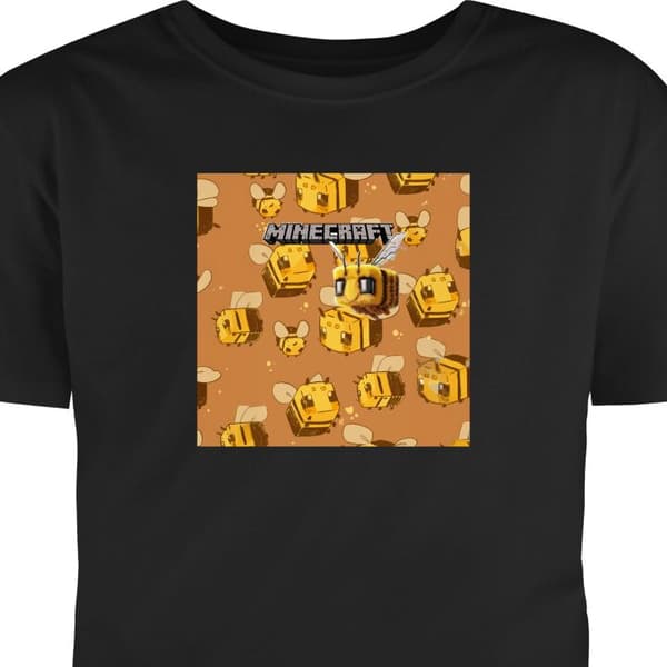 T-skjorte for Barn | Klassisk Barn-T-skjorte Minecraft Bi