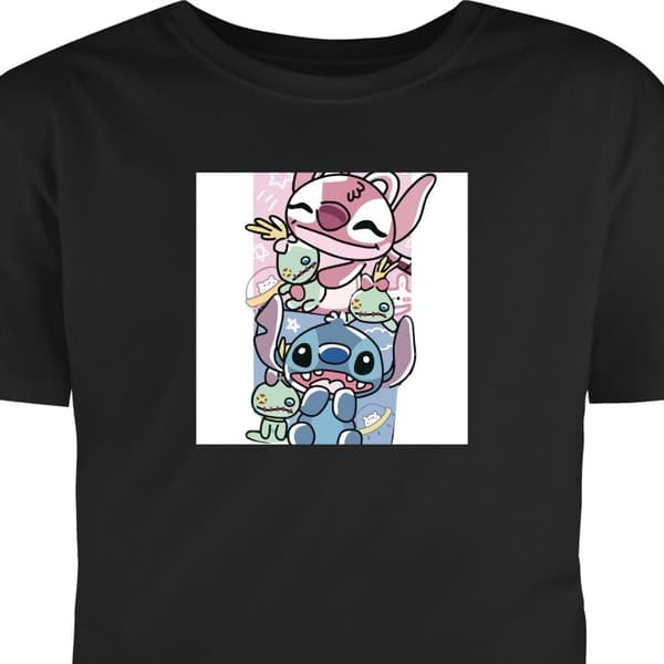 T-skjorte for Barn | Klassisk Barn-T-skjorte Stitch