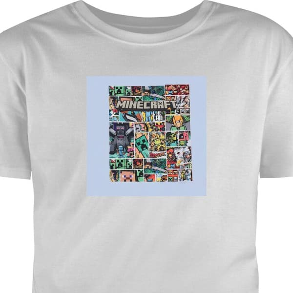T-skjorte for Barn | Klassisk Barn-T-skjorte Minecraft Kunst